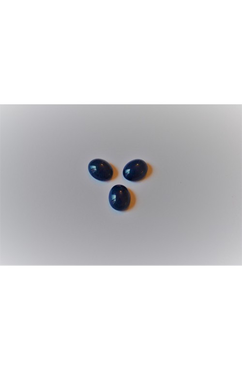 CABOCHON 10x8 mm - BLEU INTENSE