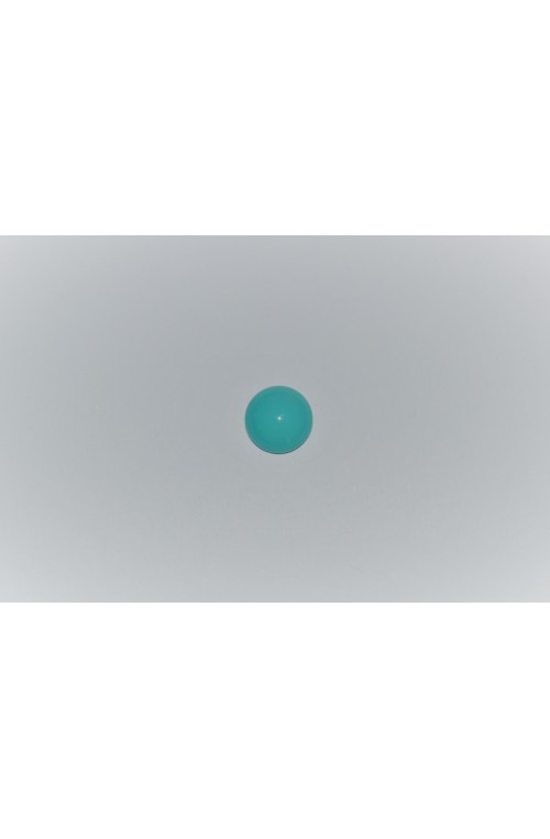 CABOCHON ROND 10 mm - BLEU TURQUOISE