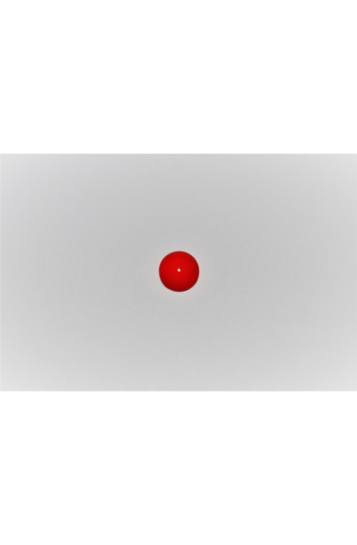 CABOCHON ROND 10 mm - COQUELICOT