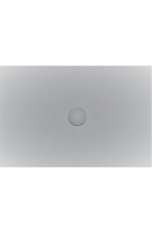 CABOCHON ROND 10 mm - BLANC