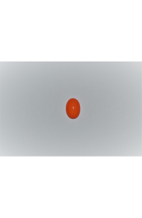 CABOCHON 10x14 POUR BAGUE - ORANGE