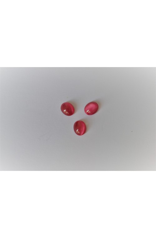 CABOCHON 10x8 mm - ROSE