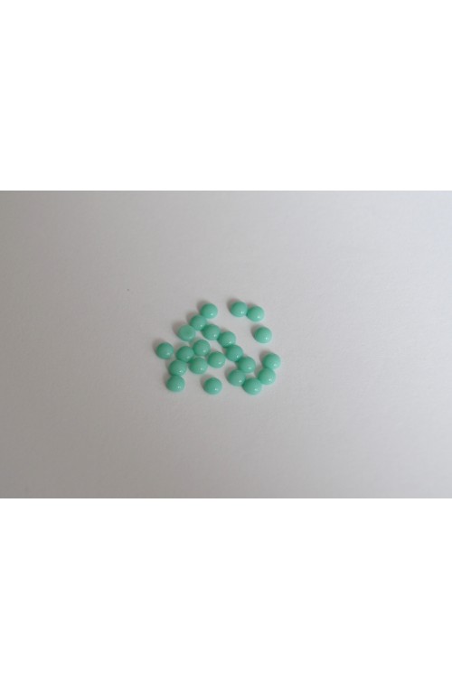 CABOCHON 3 mm - VERT TURQUOISE