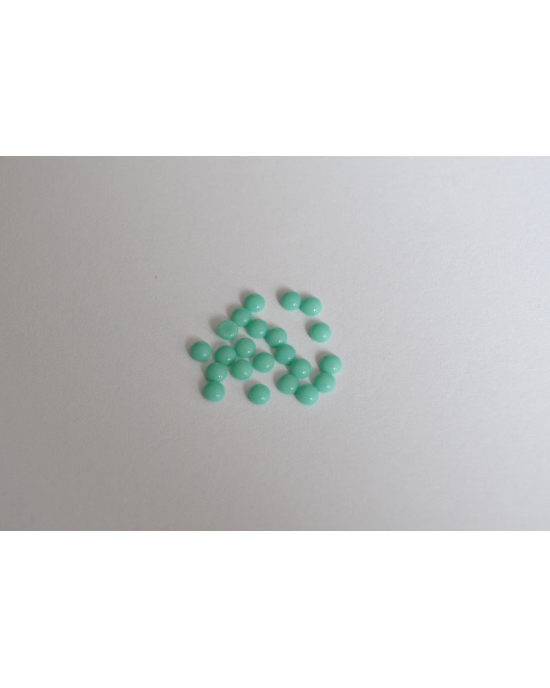 MINI CABOCHON VERT TURQUOISE
