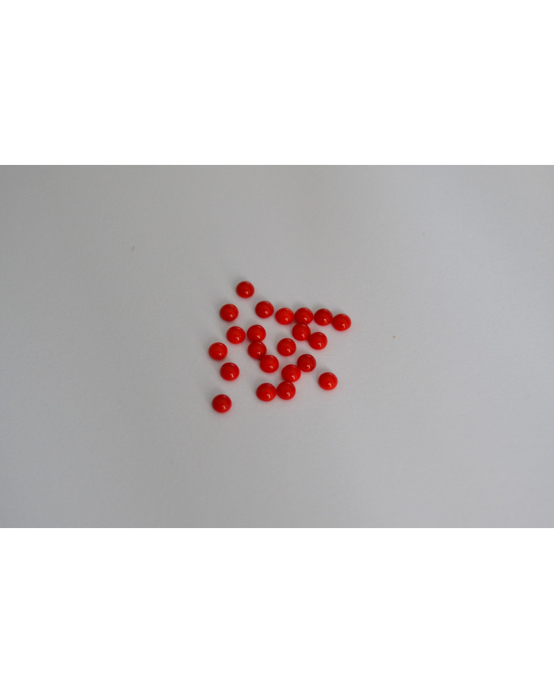 MINI CABOCHON - COQUELICOT