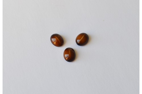 CABOCHON 10x8 mm - OEIL DE TIGRE