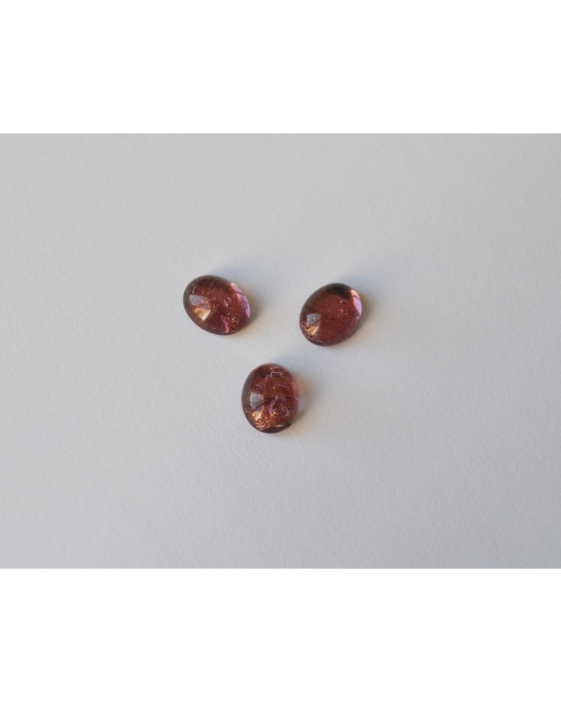 CABOCHON OVALE POUR JONC - AMETHYSTE ROSE