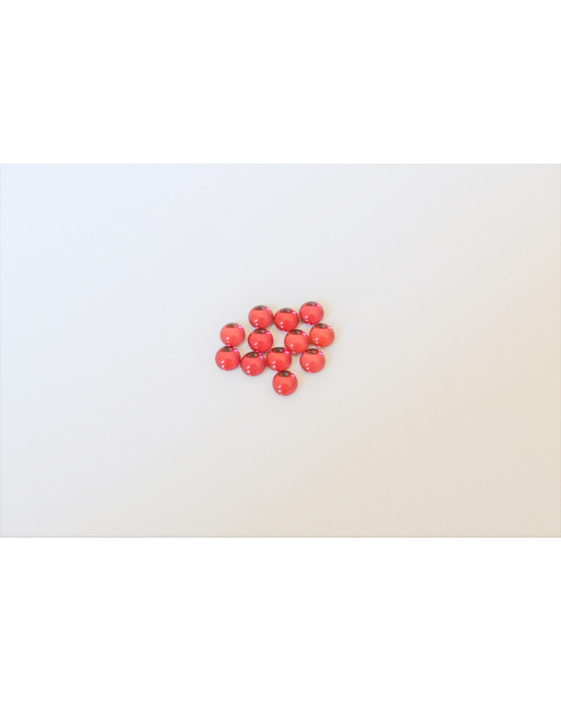 CABOCHON 4 mm ROSE TRANSLUCIDE