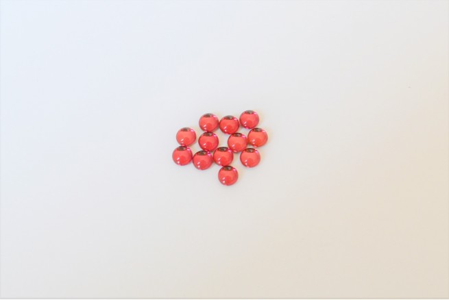 CABOCHON 4 mm ROSE TRANSLUCIDE