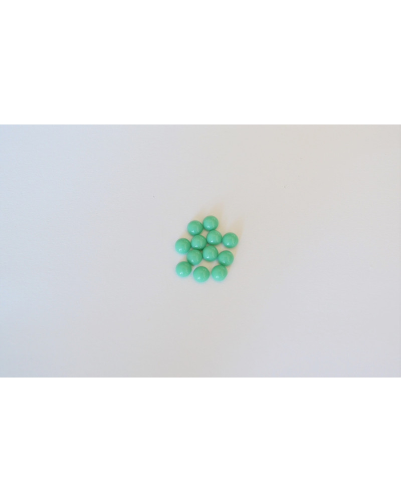 CABOCHON 4 mm VERT TURQUOISE