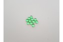 CABOCHON 4 mm VERT TRANSLUCIDE