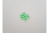 CABOCHON 4 mm VERT TRANSLUCIDE