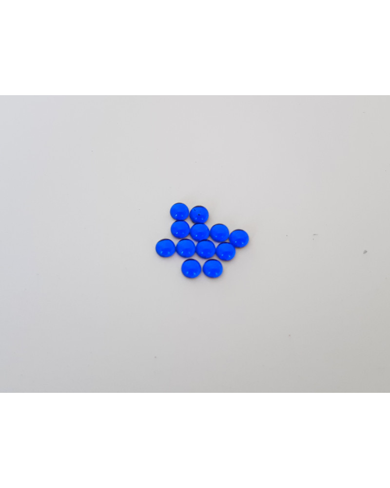 CABOCHON 4 mm BLEU GITANE
