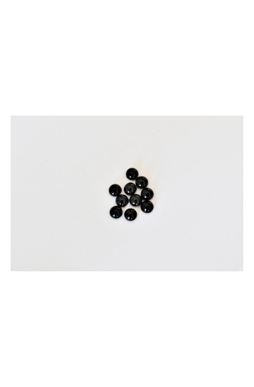 CABOCHON 4 mm BLACK