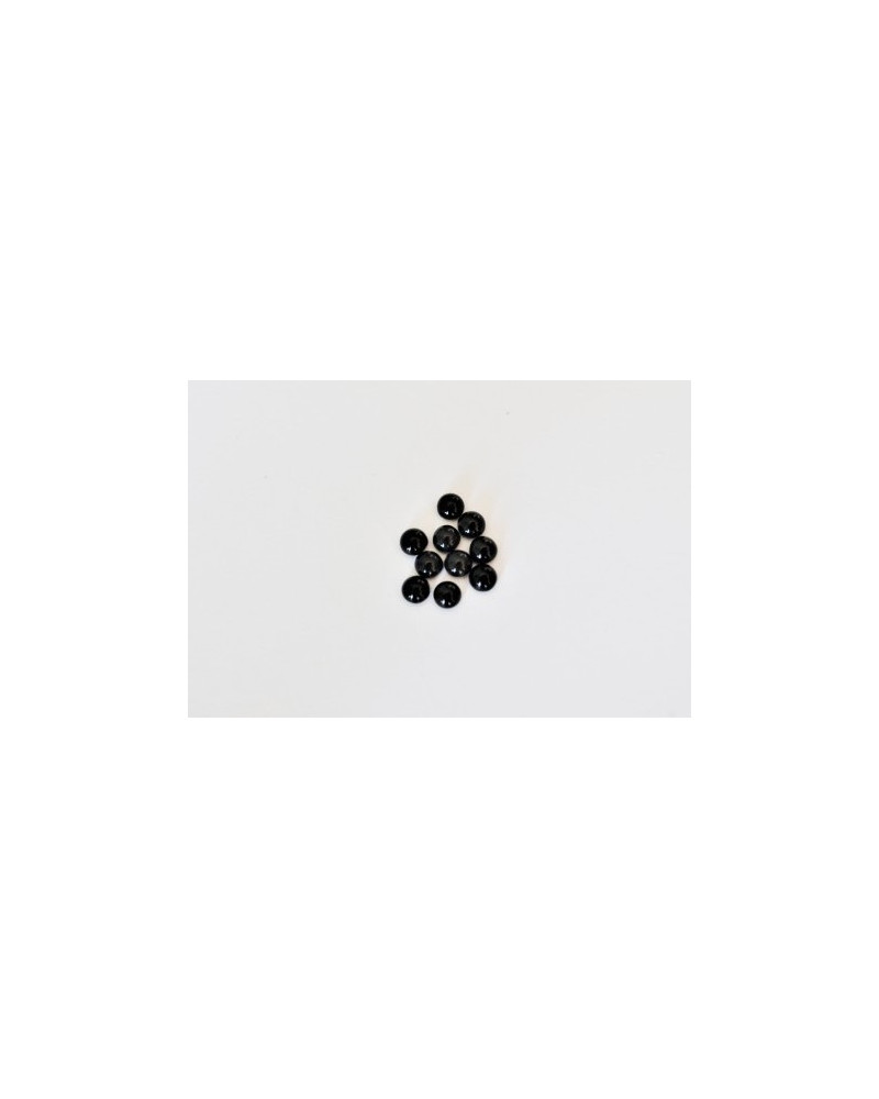 CABOCHON 4 mm BLACK