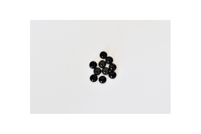 CABOCHON 4 mm BLACK