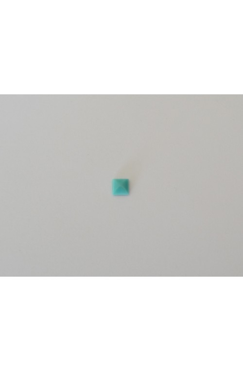 CABOCHON CARRE TURQUOISE