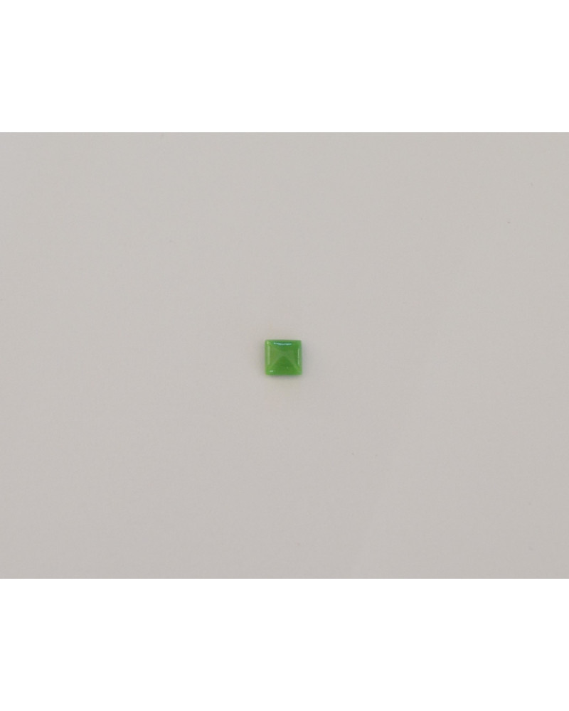 CABOCHON CARRE VERT MENTHE