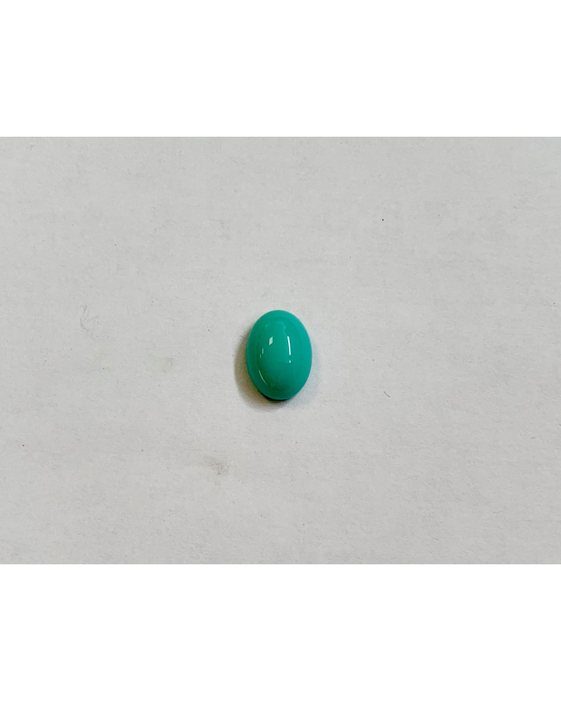 CABOCHON OVALE POUR BAGUE - VERT TURQUOISE