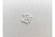 CABOCHON 4 mm BLANC