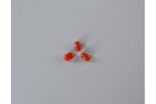 CABOCHON 6x4 CORAIL