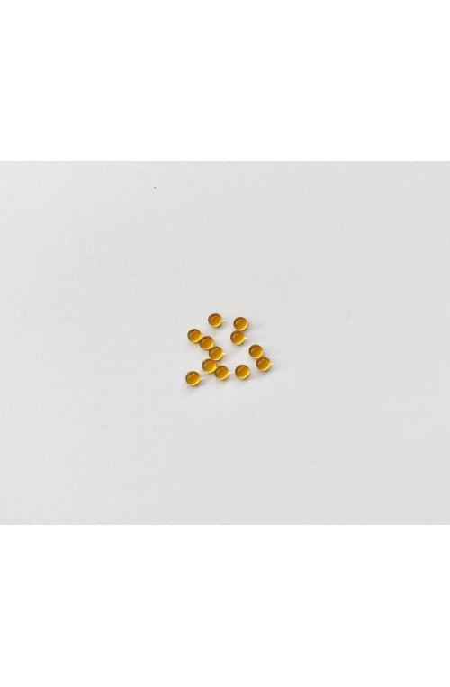 CABOCHON 3 mm - JAUNE TOURNESOL