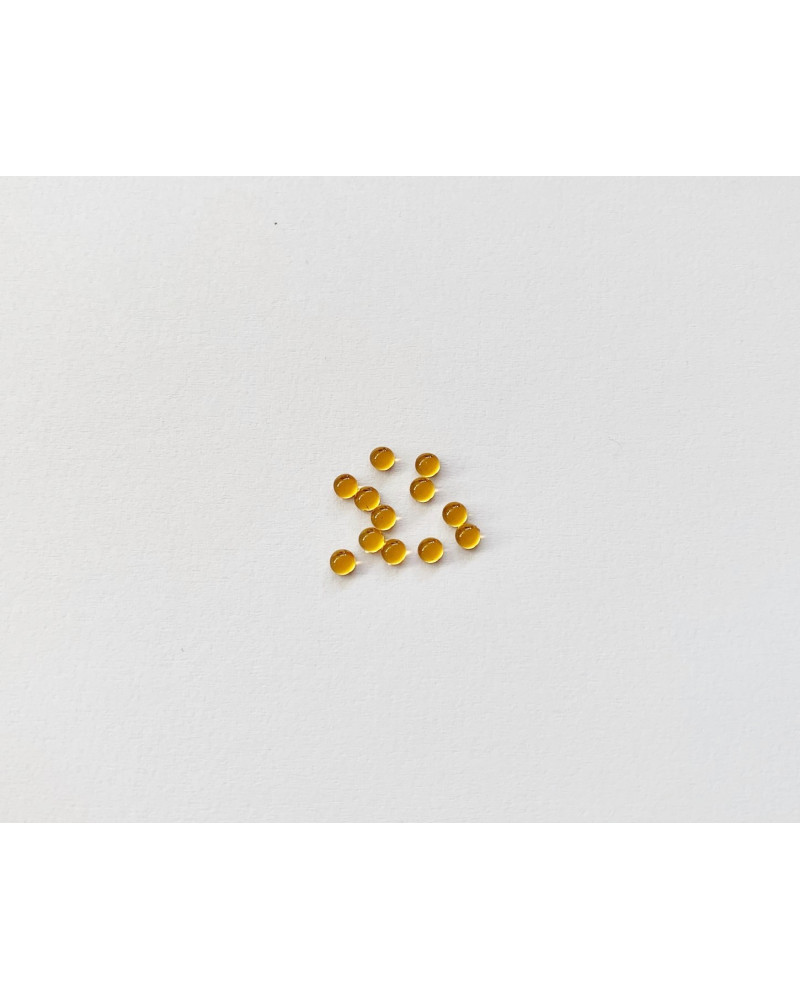 MINI CABOCHON - JAUNE TOURNESOL