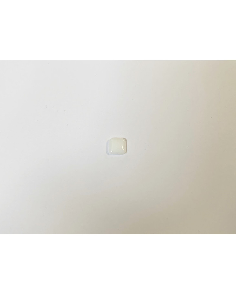 CABOCHON CARRE BLANC