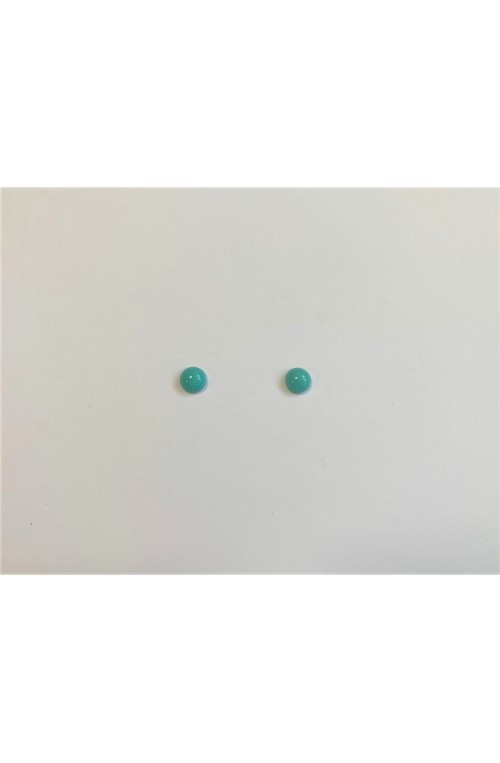 CABOCHON ROND 6 MM TURQUOISE