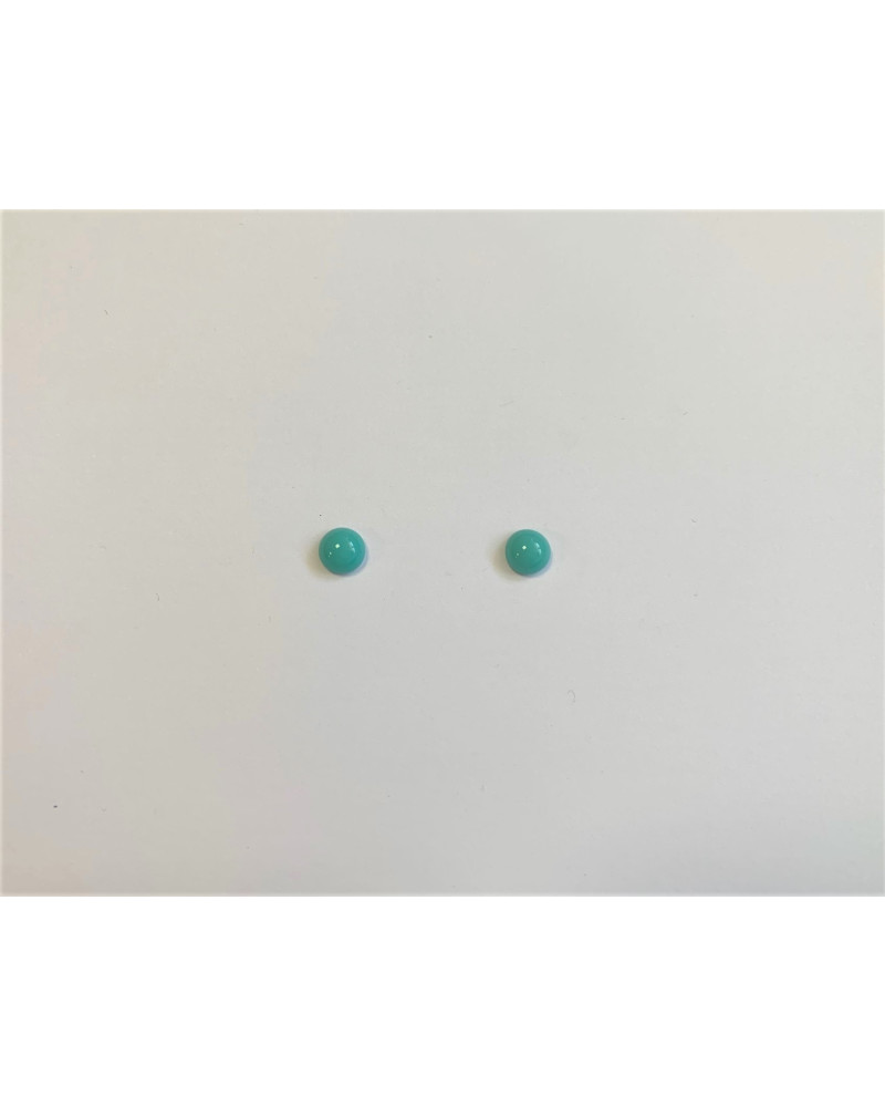 CABOCHON ROND 6 MM TURQUOISE
