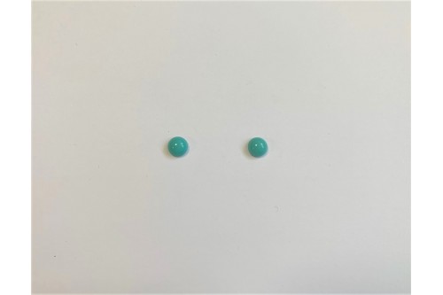 CABOCHON ROND 6 MM TURQUOISE