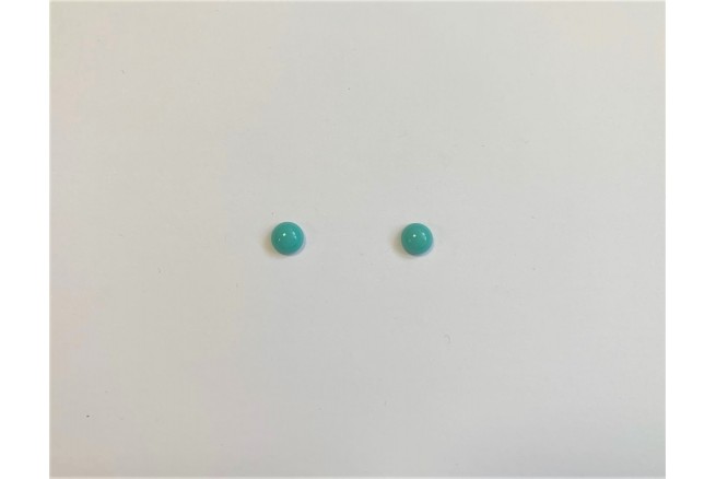 CABOCHON ROND 6 MM TURQUOISE