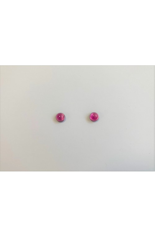 CABOCHON ROND 6 MM ROSE