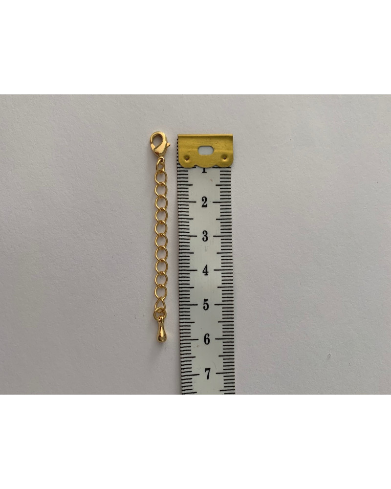 CHAINETTE DE RALLONGE DORéE 40 mm
