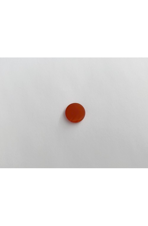 CABOCHON ROND PLAT 14 mm CORNALINE