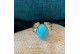 BAGUE LIZ CABOCHON DOREE