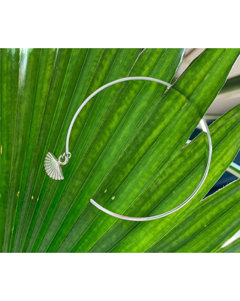 JONC NUDE PLAQUé ARGENT