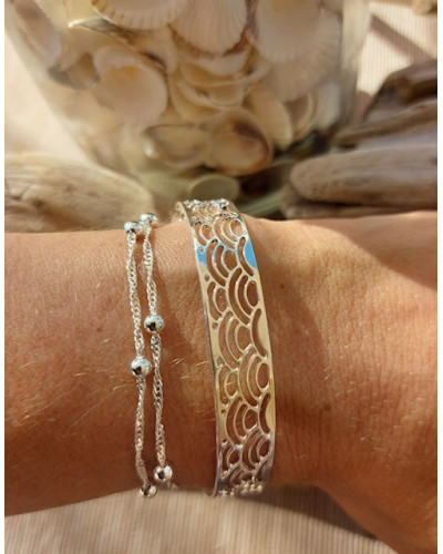 chaîne torsadée décor boule