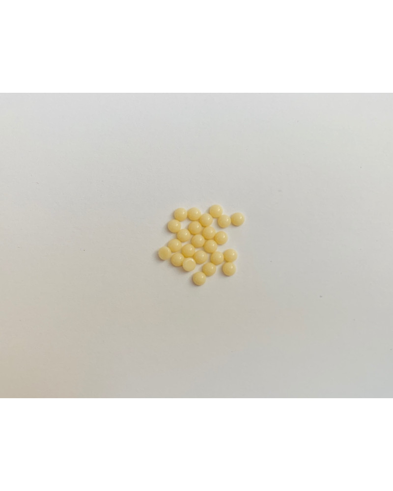 CABOCHON 3 MM - BEIGE
