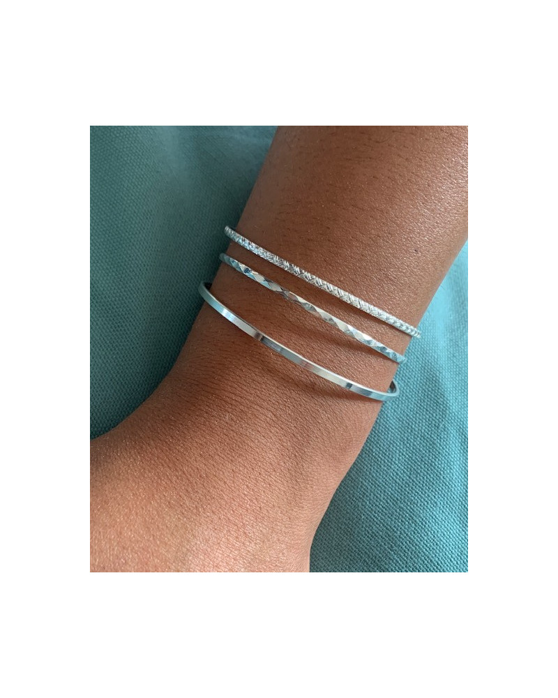 bracelet jonc fin N°2 à assembler