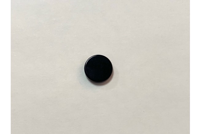 CABOCHON ROND 14 mm HEMATITE