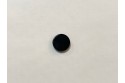 CABOCHON ROND PLAT 14 mm NOIR