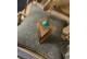 pendentif eva doré pour cabochon losange 6 x 6 mm