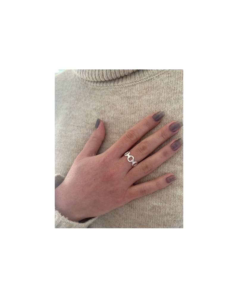 bague esprit chaîne équestre