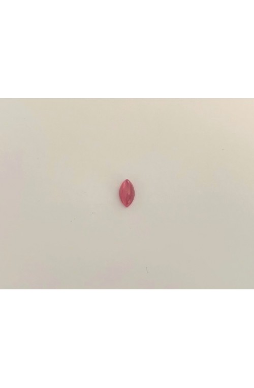 cabochon navette 8x4 fushia lune