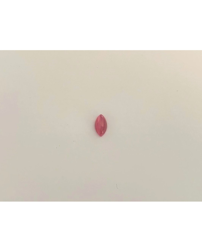 cabochon navette 8x4 fuchia lune