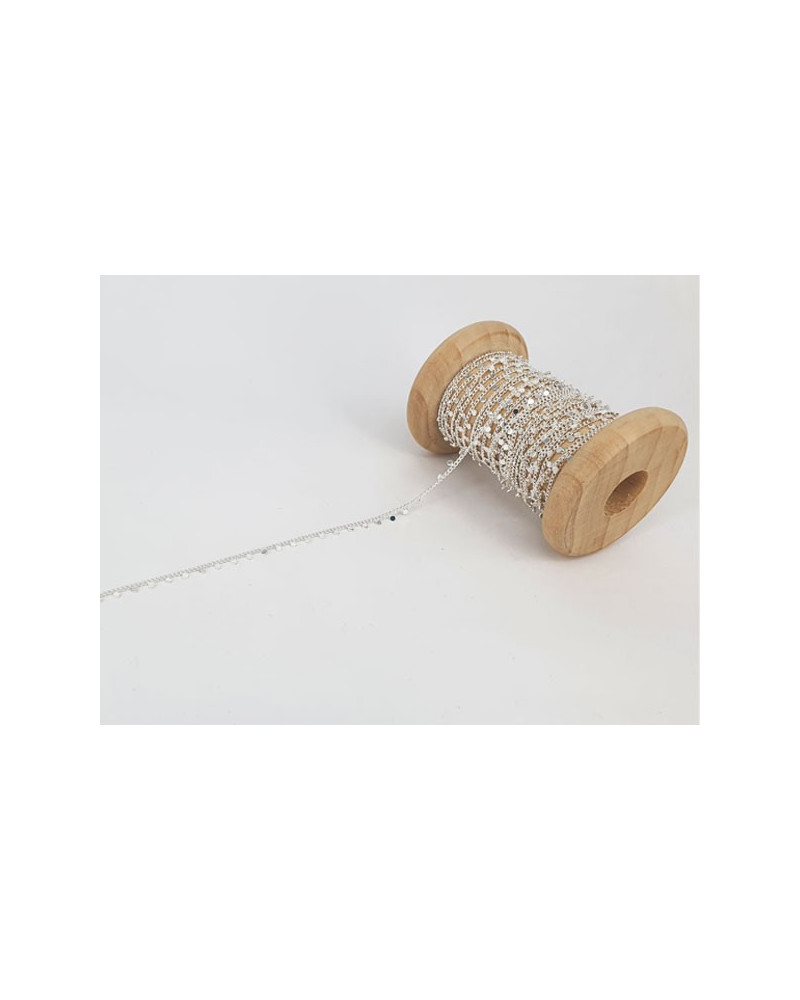 Chaine fine bohème avec pampilles