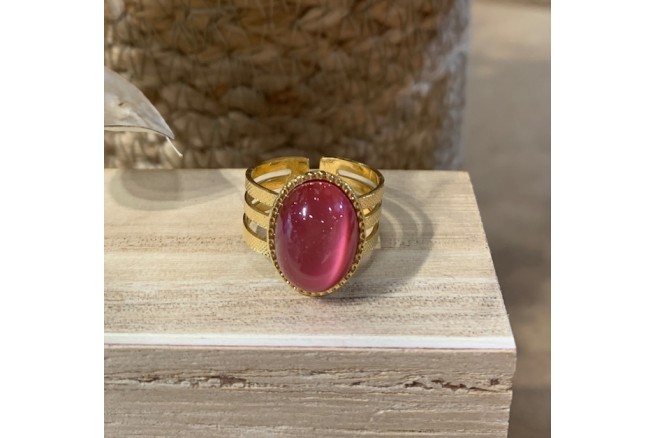 bague Adèle dorée