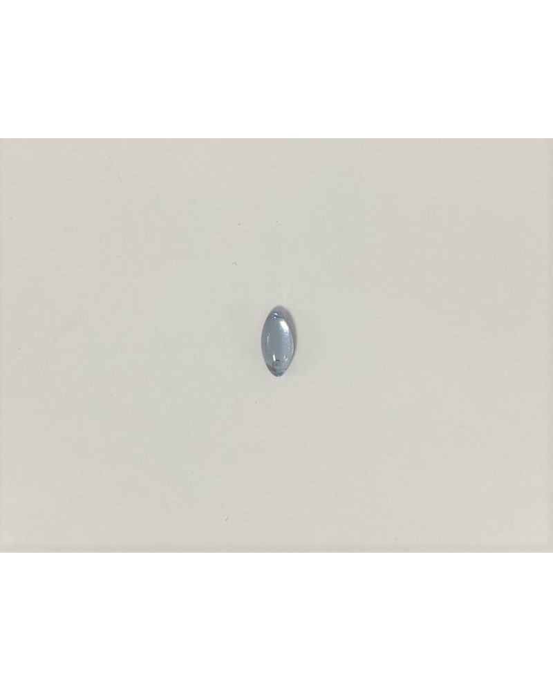 cabochon navette 8x4 aspect aigue marine