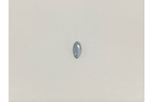 cabochon navette 8x4 bleu aigue marine